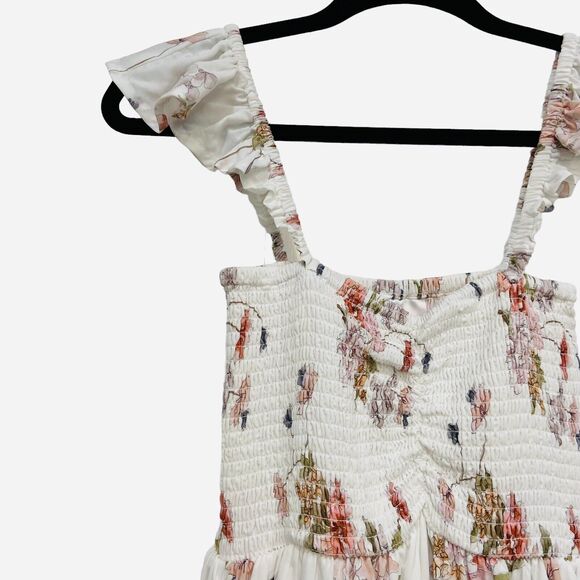 Plum Pretty Sugar Charlie Pink Floral Maxi Dress Women's Size One Size - Picture 4 of 12